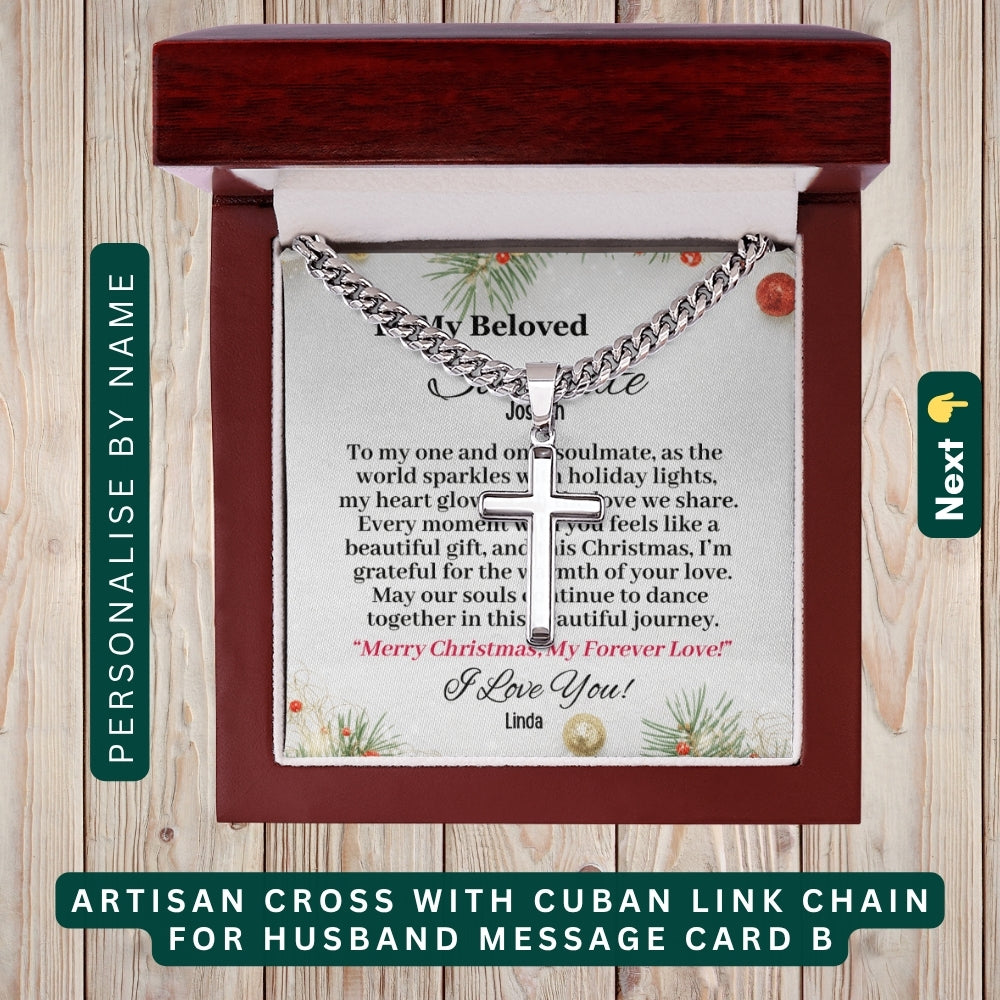 "To My Precious Husband" –  Accessories With Personalized Message Card