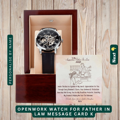 To My Incredible Dad" – You Mean the World to Me, Necklace With Personalized Message Card