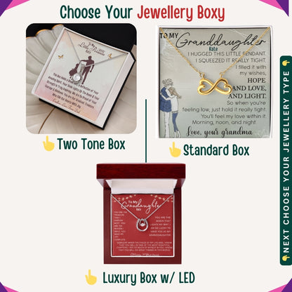 "To my Daughter, Daughter In Law, GrandDaughter" - You Are Strong, Smart, and Loved Beyond Words, Necklace With Personalized Message Card.