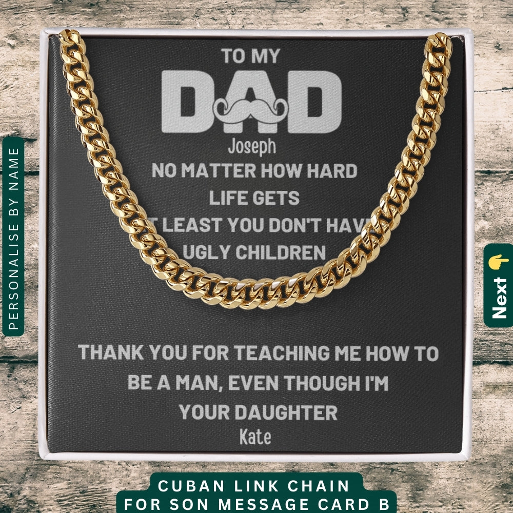 To My Strong Dad . Always and forever