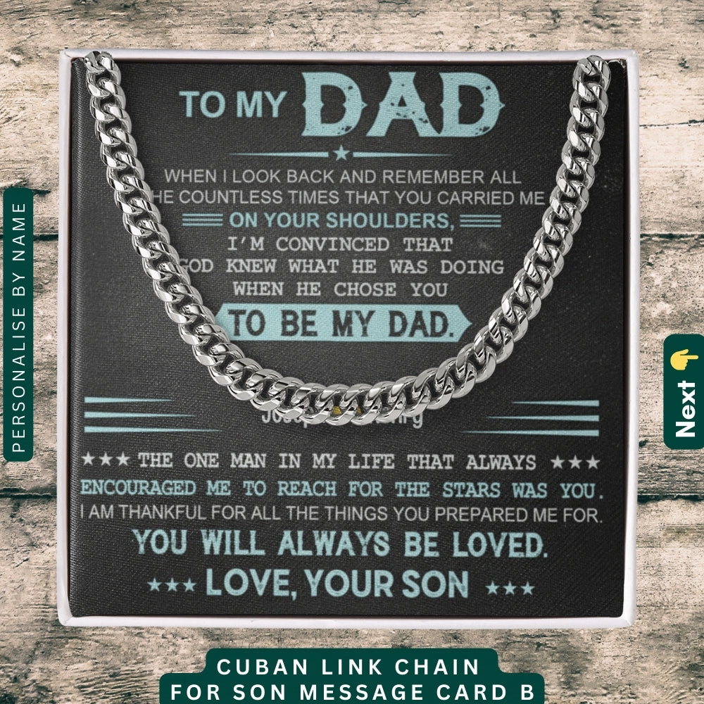 To My Dad . Always and forever