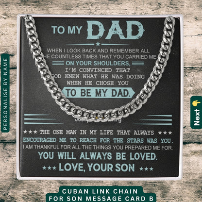To My Dad . Always and forever
