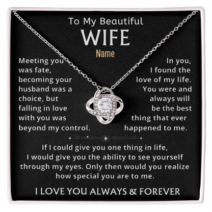 To My Beautiful Wife — A Necklace That Says Everything My Heart Feels 📍