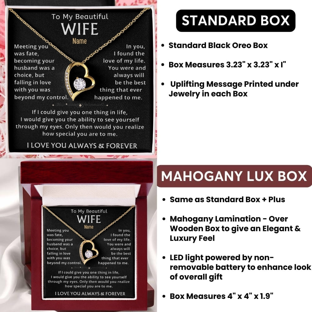 To My Beautiful Wife — A Necklace That Says Everything My Heart Feels 📍