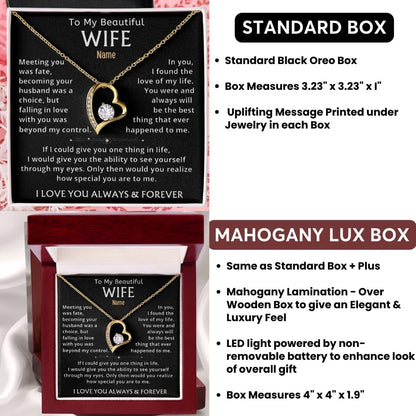 To My Beautiful Wife — A Necklace That Says Everything My Heart Feels 📍