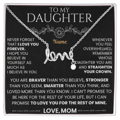 To My Daughter — A Necklace Made With Endless Love 📍