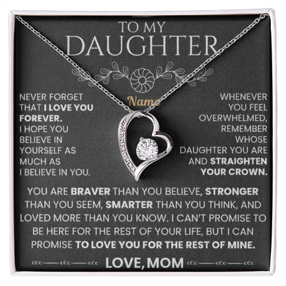To My Daughter — A Necklace Made With Endless Love 📍