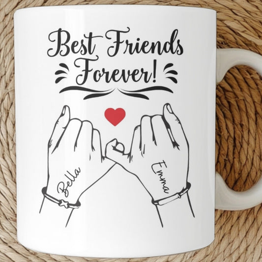 Personalized Best Friend mug, Best Friend Gift, Christmas gift for best friend, Best Friend Coffee Mug, Friendship Gifts
