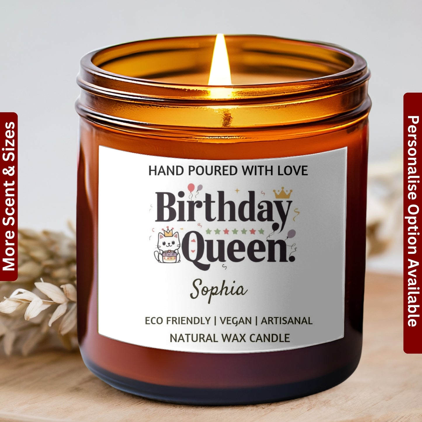 Birthday Candles Personalized Gift, Cute Birthday Gift, Friend Candle, Scented Candle, Funny Candle, Birthday Gift for Her