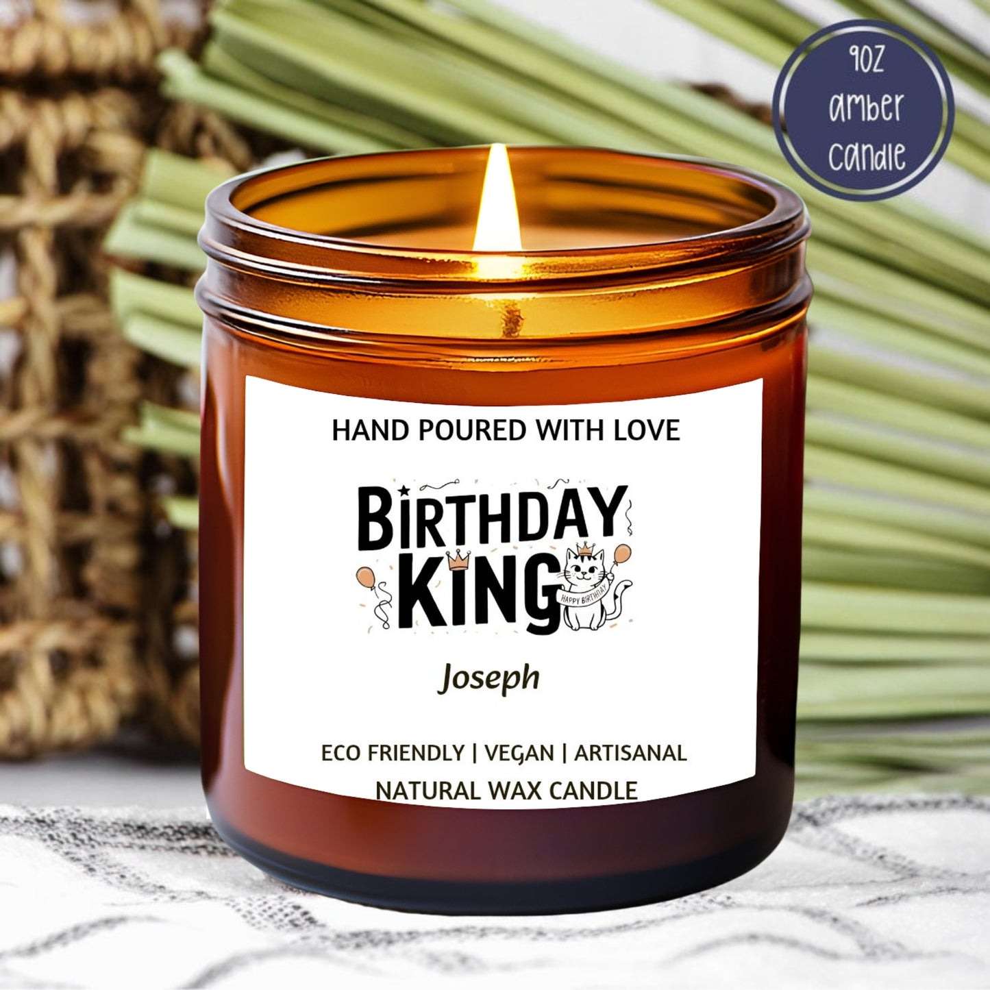 Birthday Candles Personalized Gift, Cute Birthday Gift, Friend Candle, Scented Candle, Funny Candle, Birthday Gift for Him