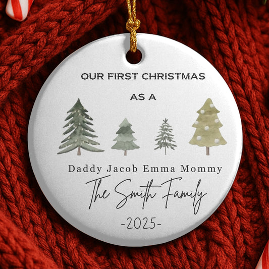 Personalized Family Ornament, Christmas Gift For Family, Family With Names, Christmas Ornament, Socks Ornament, Custom Family Gift