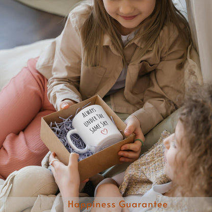 Long Distance Friend Mug, Personalized Long Distance Friend Gift for Best Friends Birthday Gifts, Custom Bestie Friendship Coffee Cup