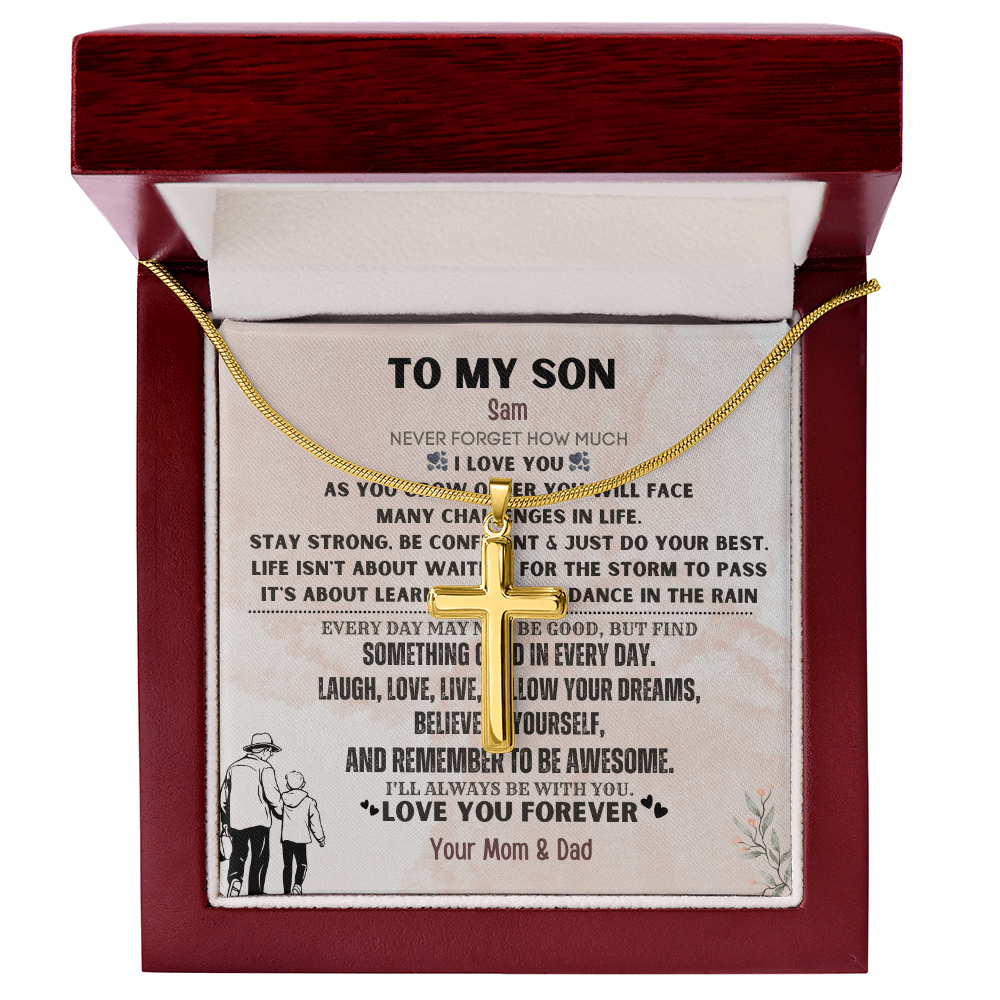 To My Loving Son. Always and forever