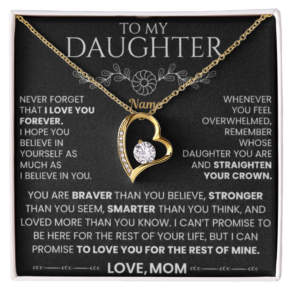 To My Daughter — A Necklace Made With Endless Love 📍