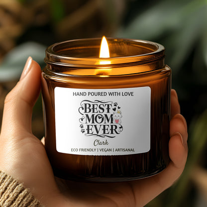 Best Mom Ever Soy Candle Gift | Mother's Day Gift | Gift for Mom | Soy Candle Gift | Birthday Gift for Mom | Mom Gift | Personalized Gift