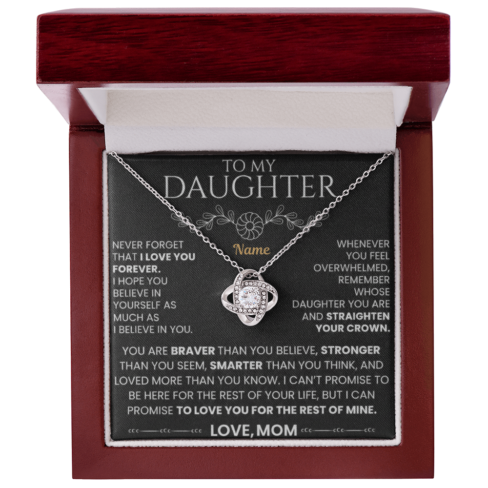 To My Daughter — A Necklace Made With Endless Love 📍
