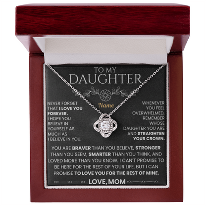 To My Daughter — A Necklace Made With Endless Love 📍