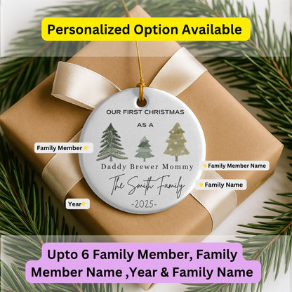 Personalized Family Ornament, Christmas Gift For Family, Family With Names, Christmas Ornament, Socks Ornament, Custom Family Gift