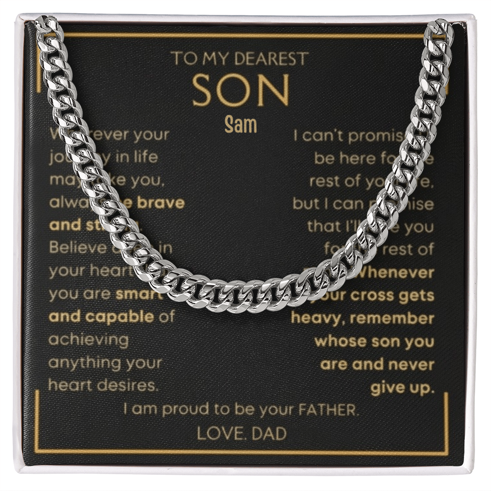 To My Beloved Son. Always and forever