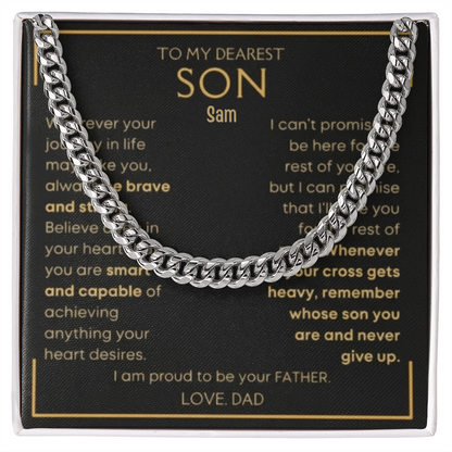 To My Beloved Son. Always and forever