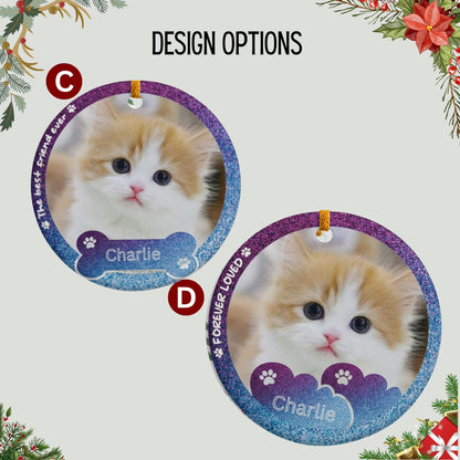 Custom Photo Pet Memorial Gift, Memorial Ornament, Custom Ornament, Pet Memorial, Christmas Ornaments, Custom Pet Ornament