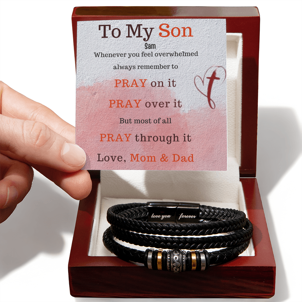 To My Loving Son. Always and forever