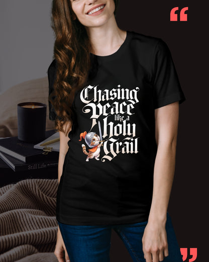Chasing Peace Like A Holy Grail Unisex Softstyle T-Shirt