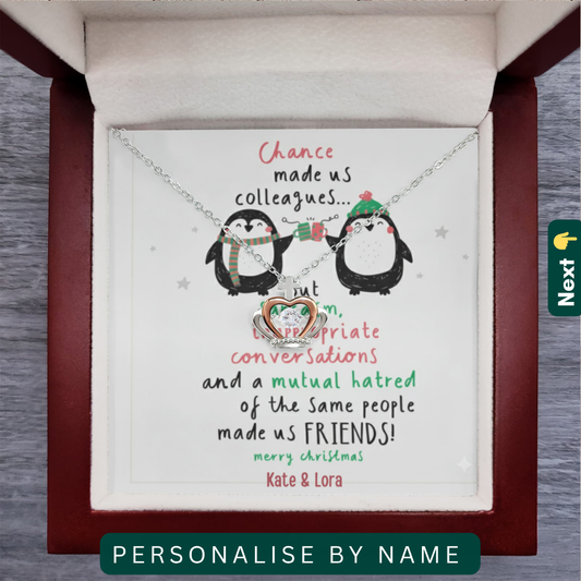 "To My Precious Bestie" – You’re One in a Million, Necklace With Personalized Message Card
