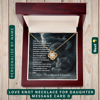 "To my Daughter, Daughter In Law, GrandDaughter" - You Are Strong, Smart, and Loved Beyond Words, Necklace With Personalized Message Card.