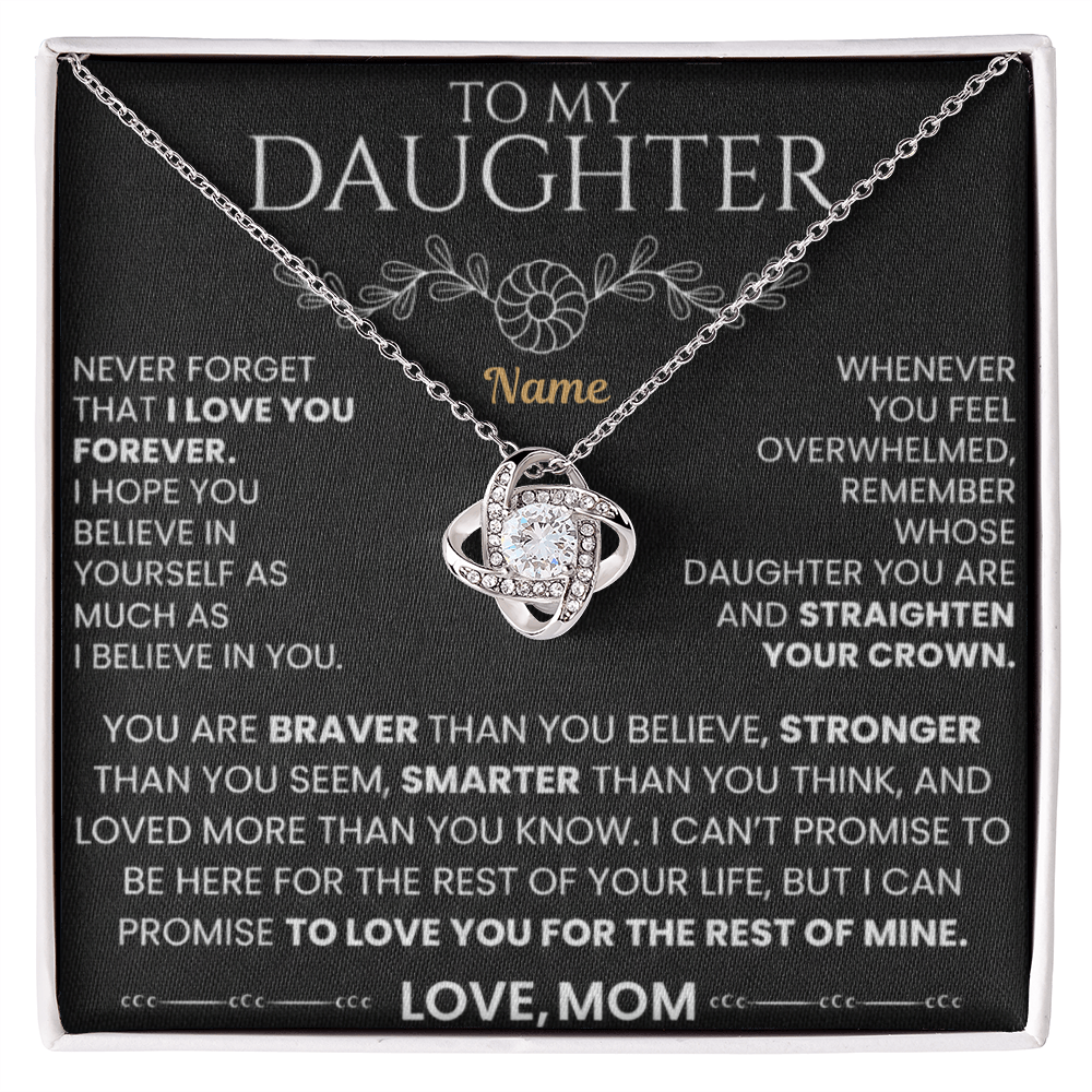 To My Daughter — A Necklace Made With Endless Love 📍