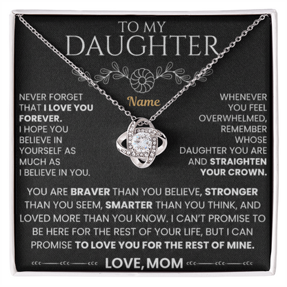 To My Daughter — A Necklace Made With Endless Love 📍
