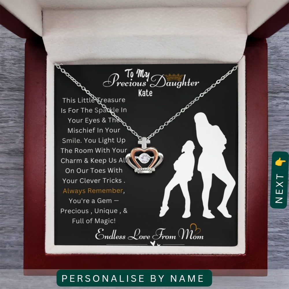 "To my Daughter, GrandDaughter, Daughter In Law" - You’ll Always Be My Greatest Blessing, Necklace With Personalized Message Card