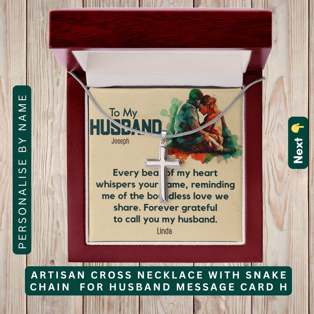 "To My Precious Husband" –  Accessories With Personalized Message Card