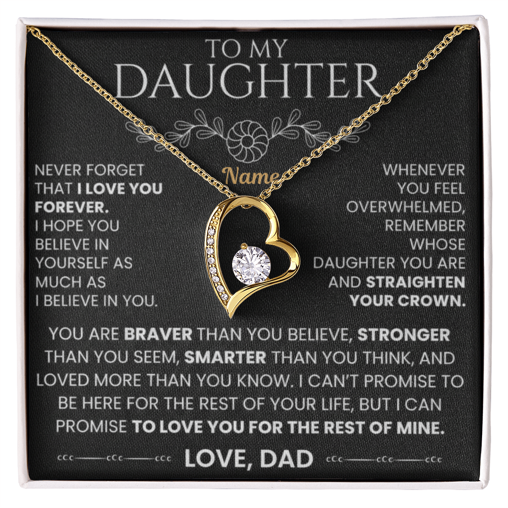To My Daughter — A Necklace Made With Endless Love 📍