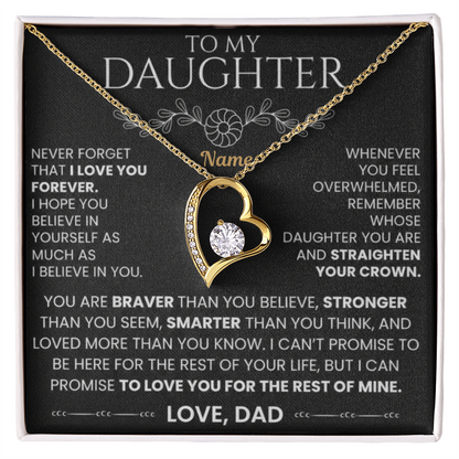To My Daughter — A Necklace Made With Endless Love 📍