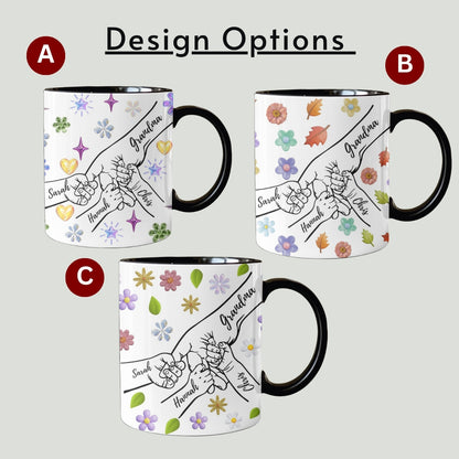 Grandma Mug, Personalized Grandma Cup, Custom Grandma Gifts from Grandkids Names Grandchildren, Grandmother Birthday Mothers Day Gift