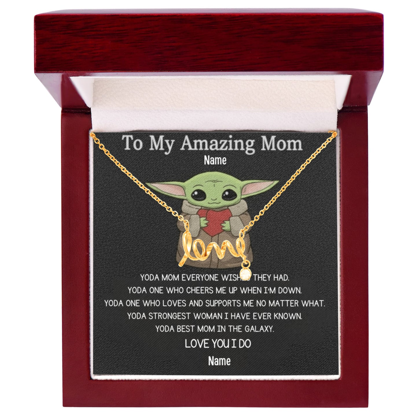 To My Loving Mom — A Necklace That Says Everything My Heart Feels 📍