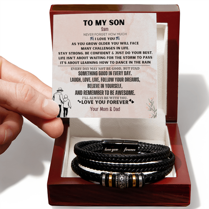 To My Loving Son. Always and forever