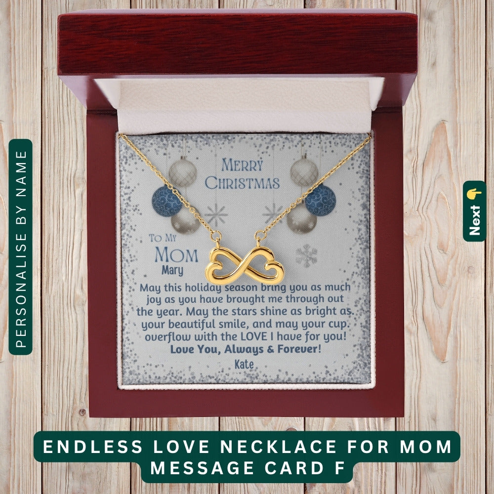 "To My Dearest Mom" – You Are My Everything, Necklace With Personalized Message Card