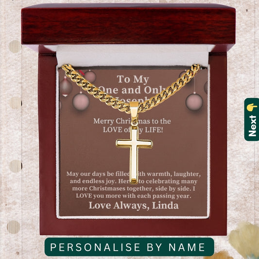 "To My Loving Husband" –  Accessories With Personalized Message Card