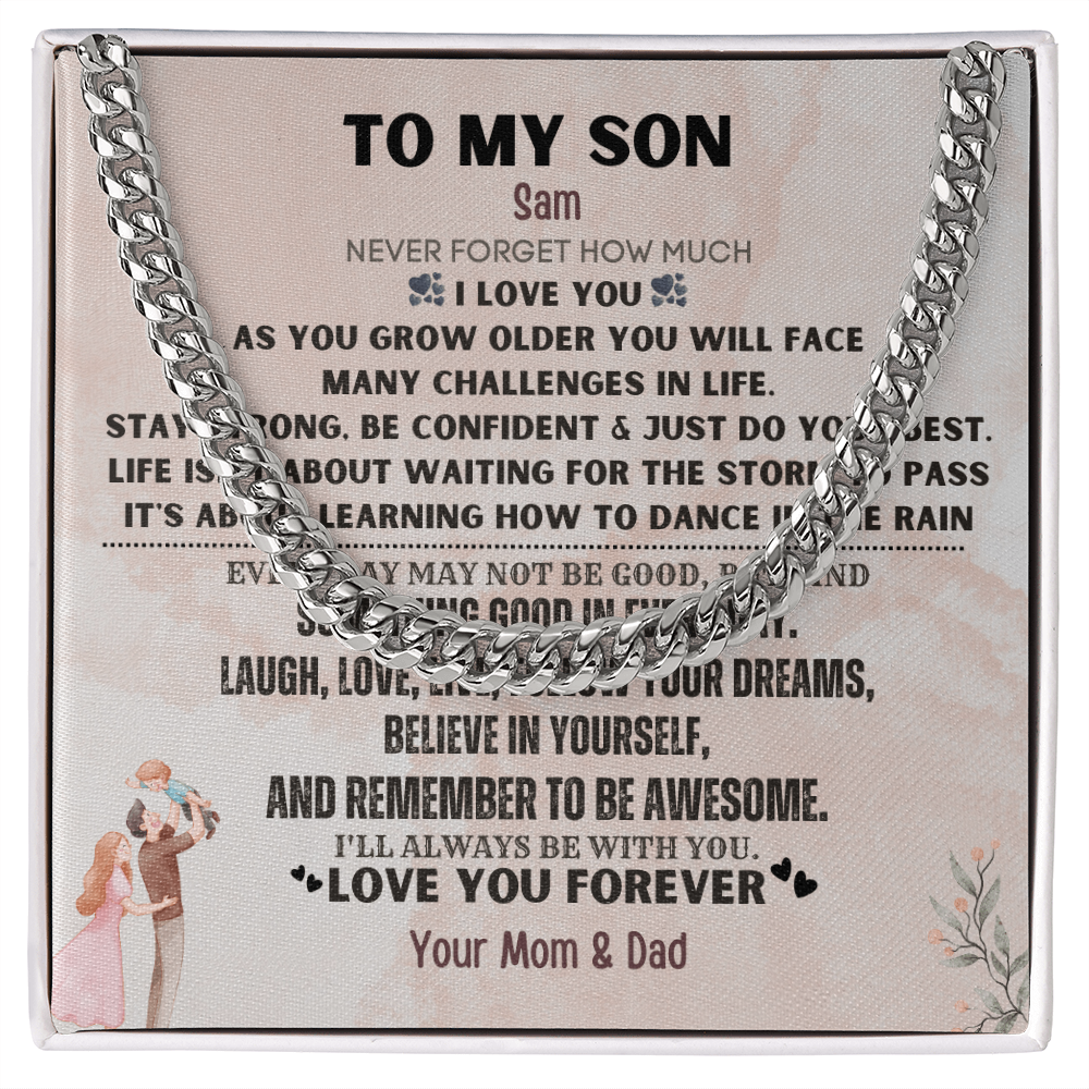 To My Beloved Son. Always and forever