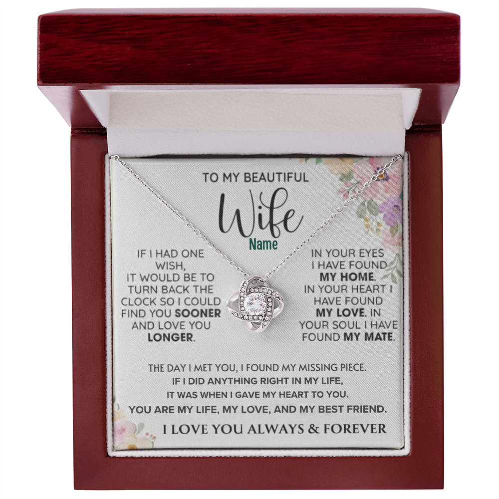 To My Gorgeous Wife — A Necklace That Says Everything My Heart Feels 📍