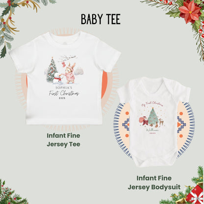 Baby T-Rex Christmas Ornament Baby Dinosaur Ornament Baby's First Christmas 2025 Name Ornament Personalized Dinosaur Gift