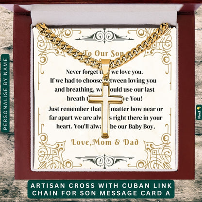 To My Loving Son. Always and forever