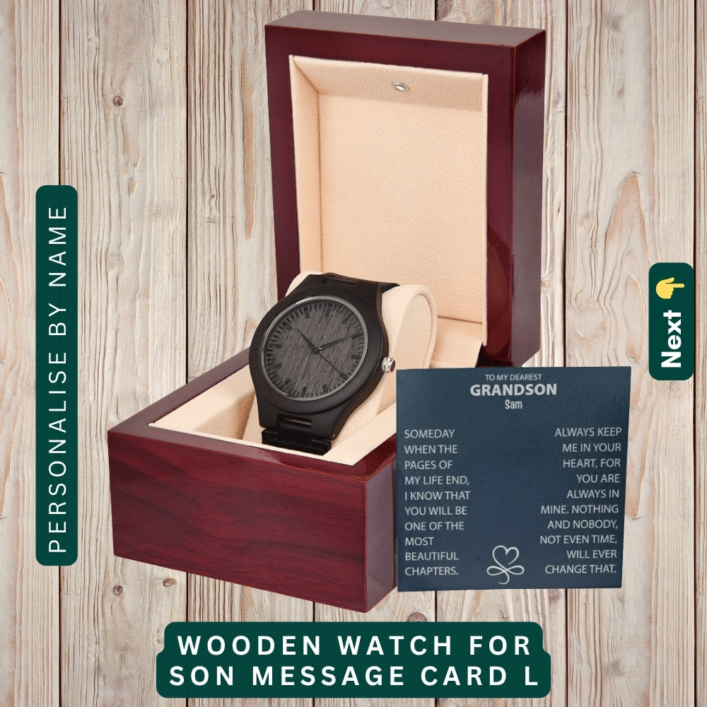 "To My Brave Son" – Accessories With Personalized Message Card