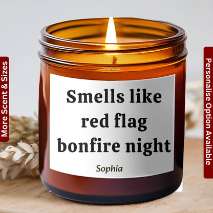 Breakup Gift Smell Like Red Flag Personalized Funny Candle Divorce Gift Cheer Up Gift Funny Breakup Care Package