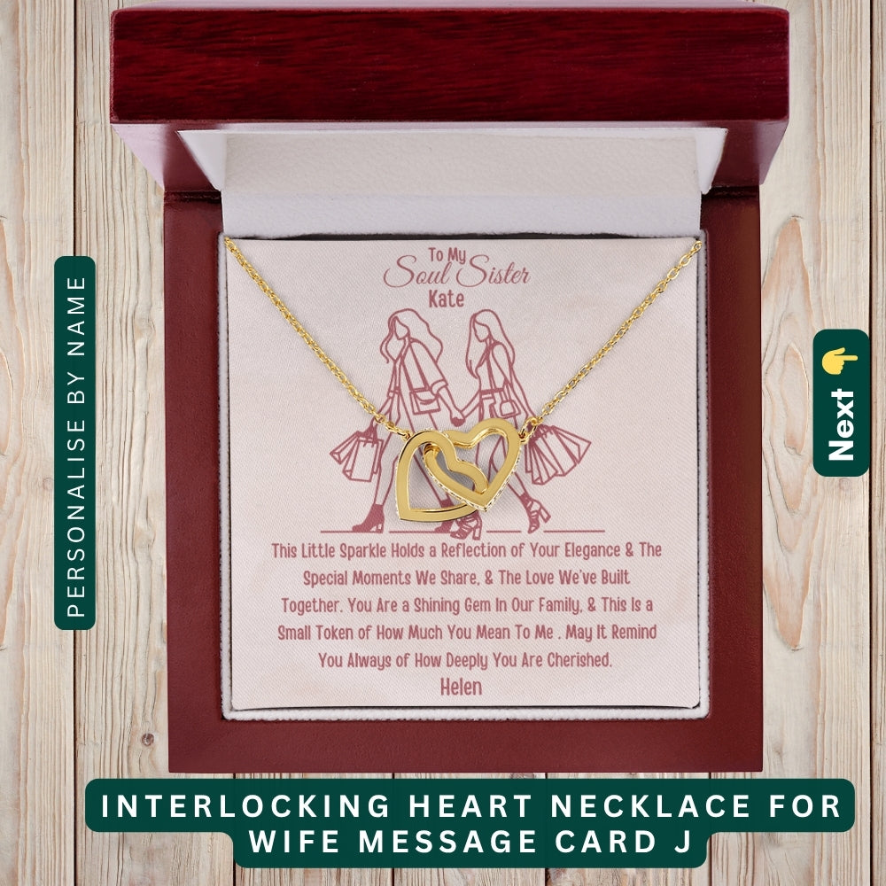"To My Precious Bestie" – You’re One in a Million, Necklace With Personalized Message Card