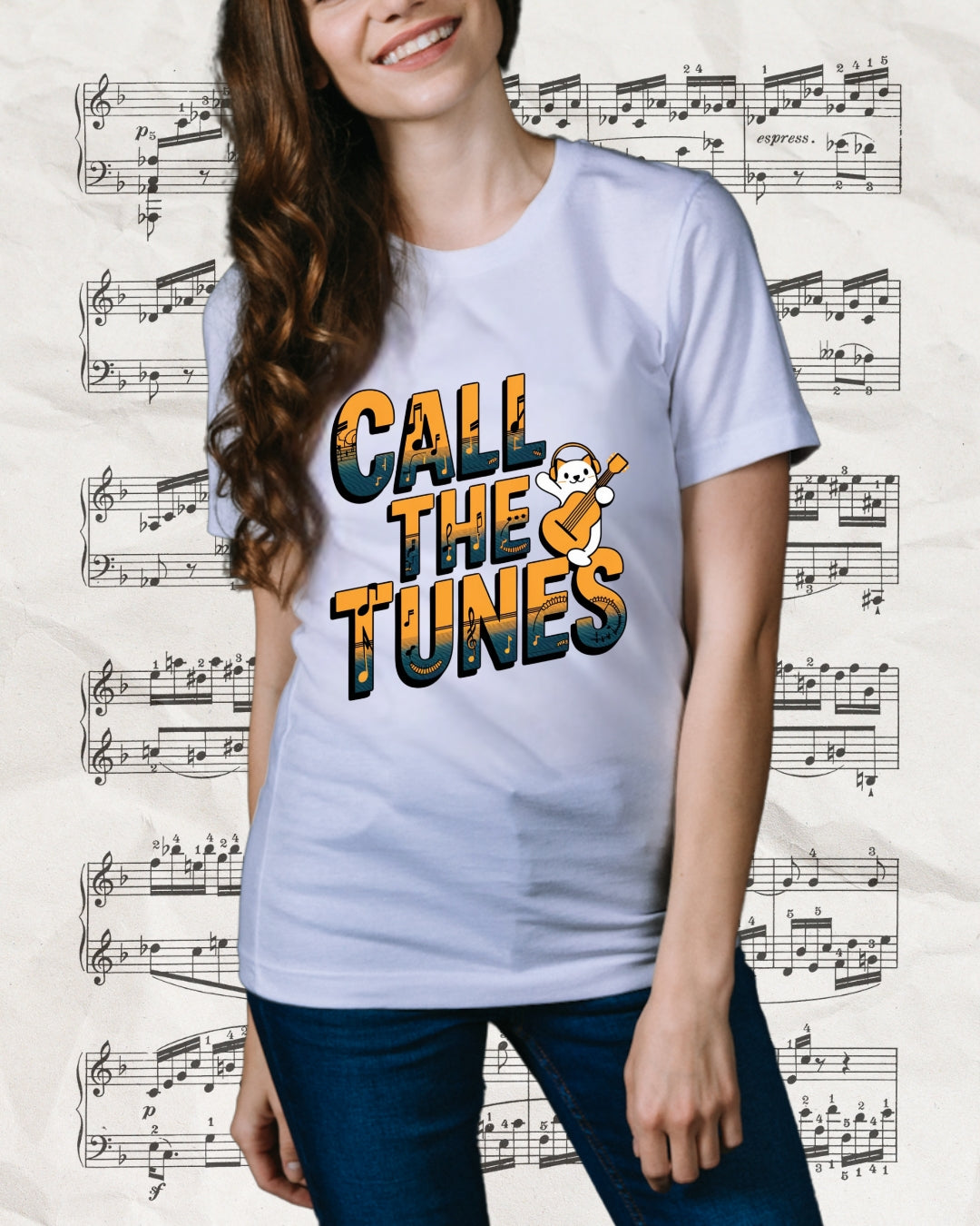 Call The Tunes Music Idiom Unisex Softstyle T-Shirts
