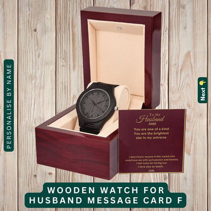 "To My Precious Husband" –  Accessories With Personalized Message Card