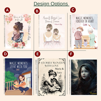 Personalized Spiral Notebook, Custom Name Journal, Floral Diary, Gratitude Journal, Personalized Gift for Daughter Niece or Cousin